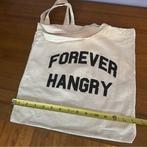 Cream Colored Forever Hangry Tote